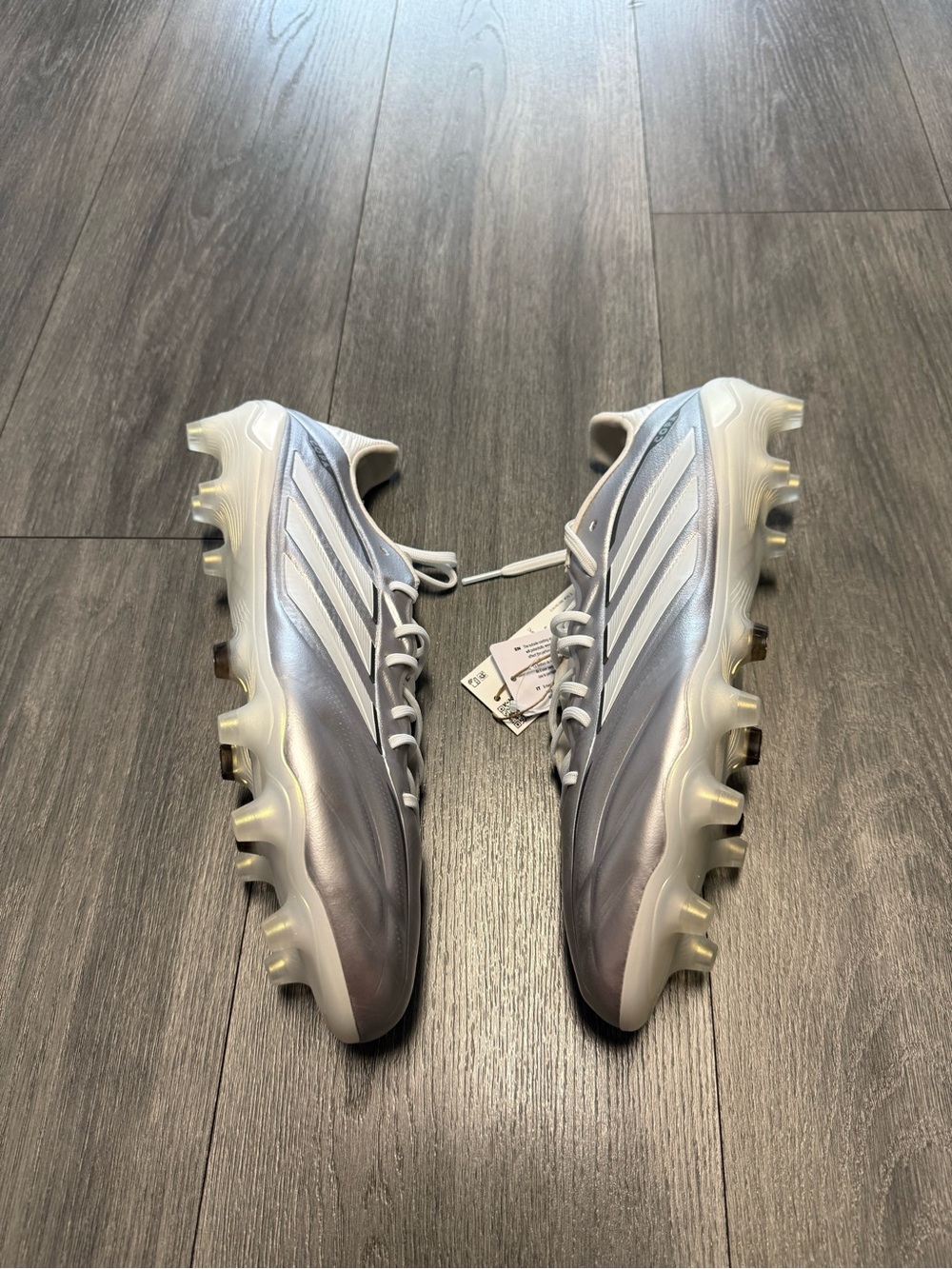 adidas Copa Pure IV Elite FG Silver Soccer Cleats JS4243 Men’s Size 11 New